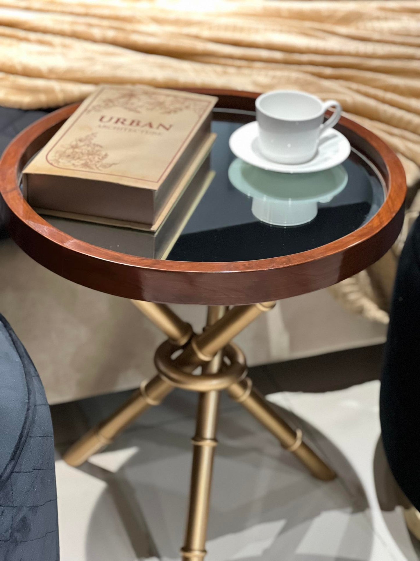 Bamboo Corner Table