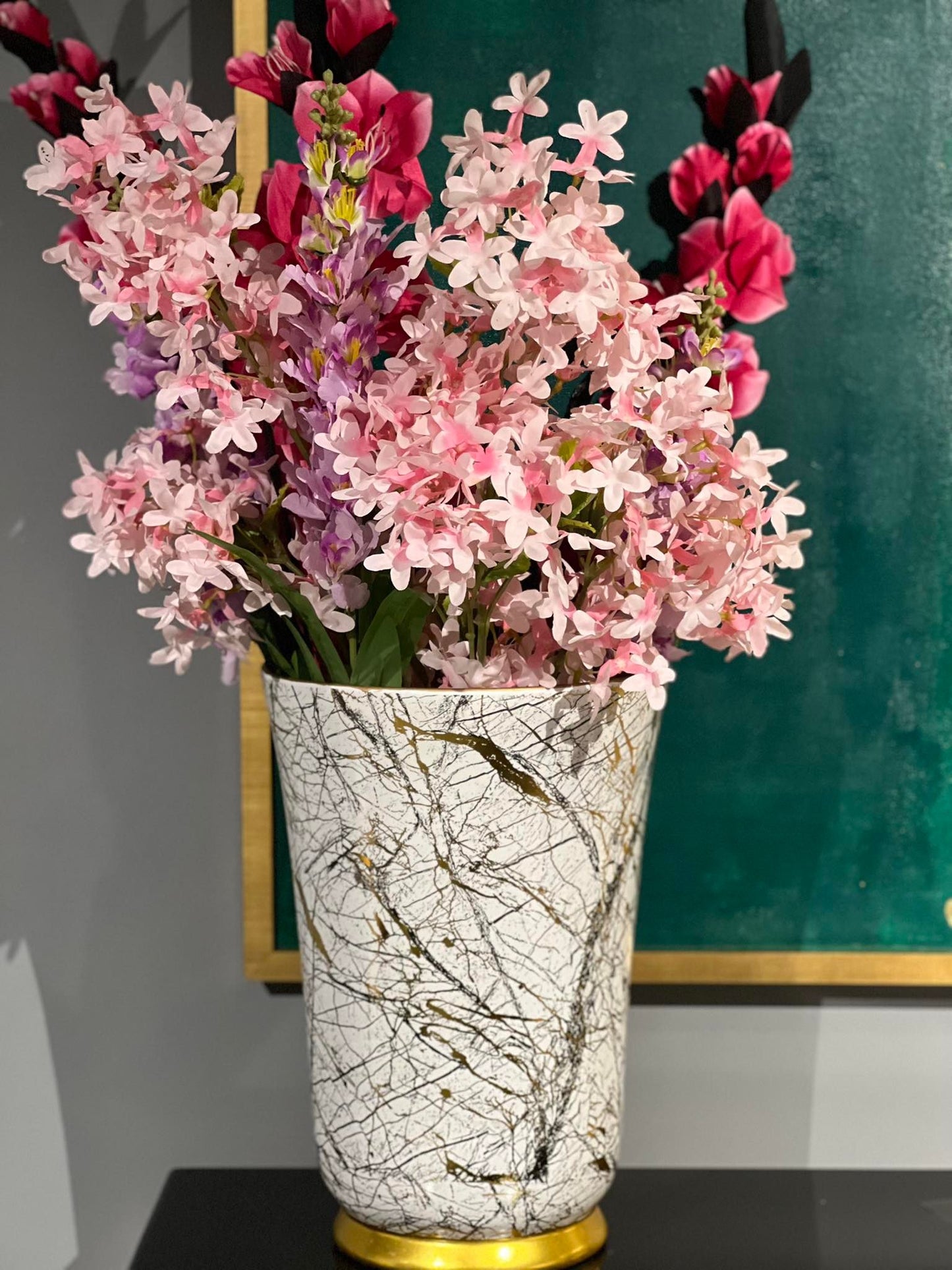 Contemporary Textured Ceramic Vase
