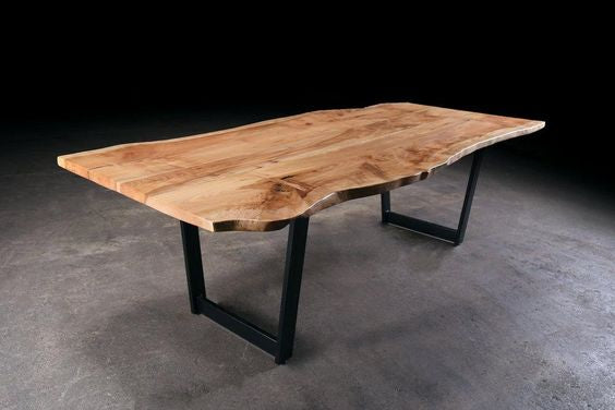 Wood Log Dining Table